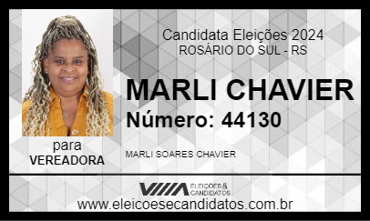 Candidato MARLI CHAVIER 2024 - ROSÁRIO DO SUL - Eleições