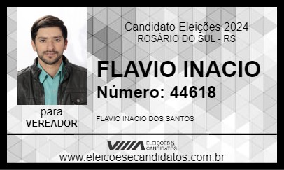 Candidato FLAVIO INACIO 2024 - ROSÁRIO DO SUL - Eleições