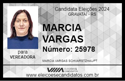 Candidato MARCIA VARGAS 2024 - GRAVATAÍ - Eleições