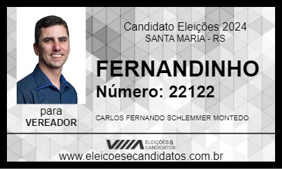 Candidato FERNANDINHO 2024 - SANTA MARIA - Eleições