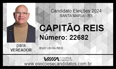 Candidato CAPITÃO REIS 2024 - SANTA MARIA - Eleições