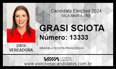 Candidato GRASI SCIOTA 2024 - VILA MARIA - Eleições