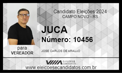 Candidato JUCA ARAUJO 2024 - CAMPO NOVO - Eleições