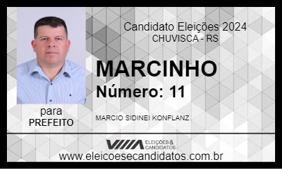 Candidato MARCINHO 2024 - CHUVISCA - Eleições