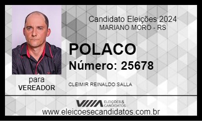 Candidato POLACO 2024 - MARIANO MORO - Eleições