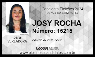 Candidato JOSY ROCHA 2024 - CAPÃO DA CANOA - Eleições