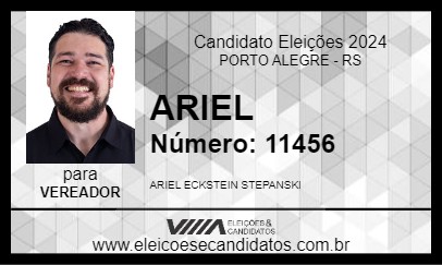 Candidato ARIEL 2024 - PORTO ALEGRE - Eleições