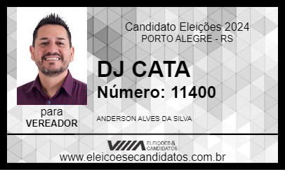 Candidato DJ CATA 2024 - PORTO ALEGRE - Eleições