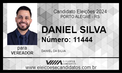 Candidato DANIEL SILVA 2024 - PORTO ALEGRE - Eleições