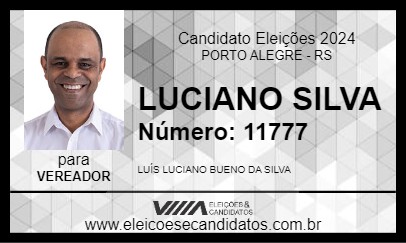 Candidato LUCIANO SILVA 2024 - PORTO ALEGRE - Eleições