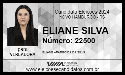 Candidato ELIANE SILVA 2024 - NOVO HAMBURGO - Eleições