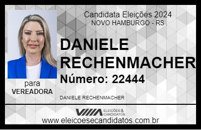 Candidato DANIELE RECHENMACHER 2024 - NOVO HAMBURGO - Eleições