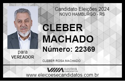 Candidato CLEBER MACHADO 2024 - NOVO HAMBURGO - Eleições