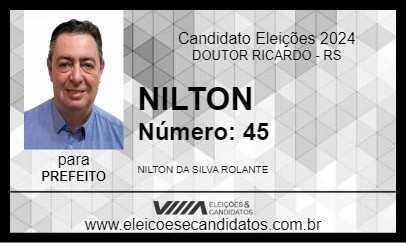 Candidato NILTON 2024 - DOUTOR RICARDO - Eleições