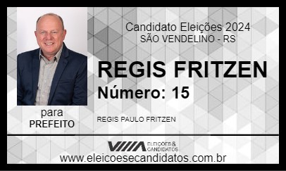 Candidato RÉGIS 2024 - SÃO VENDELINO - Eleições