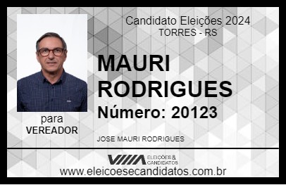 Candidato MAURI RODRIGUES 2024 - TORRES - Eleições