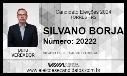 Candidato SILVANO BORJA 2024 - TORRES - Eleições