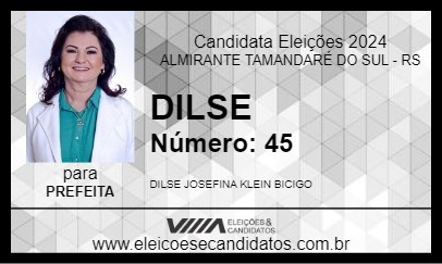 Candidato DILSE 2024 - ALMIRANTE TAMANDARÉ DO SUL - Eleições