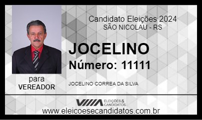 Candidato JOCELINO 2024 - SÃO NICOLAU - Eleições