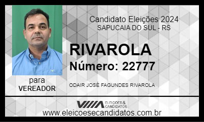 Candidato RIVAROLA 2024 - SAPUCAIA DO SUL - Eleições