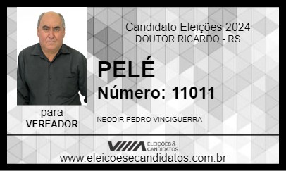 Candidato PELÉ 2024 - DOUTOR RICARDO - Eleições