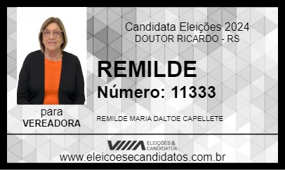 Candidato REMILDE 2024 - DOUTOR RICARDO - Eleições