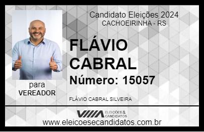 Candidato FLÁVIO CABRAL 2024 - CACHOEIRINHA - Eleições