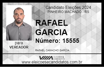 Candidato RAFAEL GARCIA 2024 - PINHEIRO MACHADO - Eleições