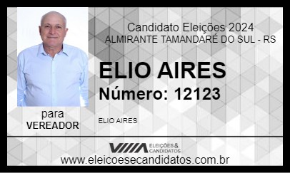 Candidato ELIO AIRES 2024 - ALMIRANTE TAMANDARÉ DO SUL - Eleições