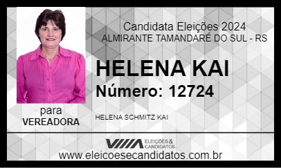 Candidato HELENA KAI 2024 - ALMIRANTE TAMANDARÉ DO SUL - Eleições