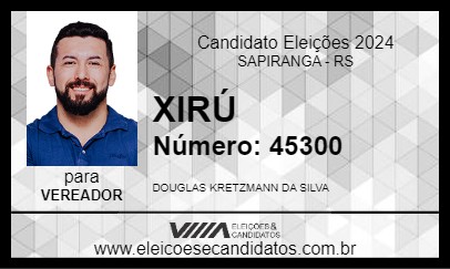 Candidato XIRÚ 2024 - SAPIRANGA - Eleições