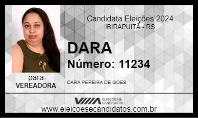 Candidato DARA 2024 - IBIRAPUITÃ - Eleições