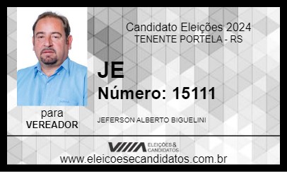 Candidato JE 2024 - TENENTE PORTELA - Eleições