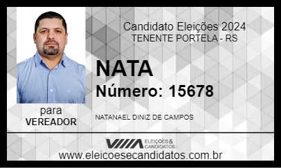 Candidato NATA 2024 - TENENTE PORTELA - Eleições