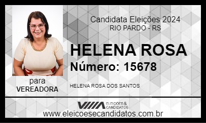 Candidato HELENA ROSA 2024 - RIO PARDO - Eleições