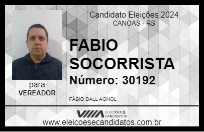 Candidato FÁBIO DA SAÚDE 2024 - CANOAS - Eleições