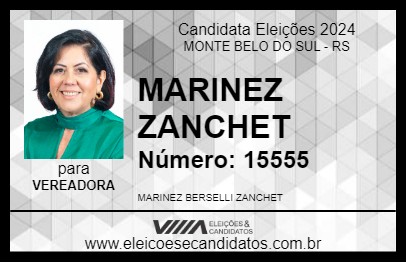 Candidato MARINEZ ZANCHET 2024 - MONTE BELO DO SUL - Eleições