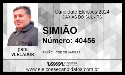 Candidato SIMIÃO 2024 - CAXIAS DO SUL - Eleições