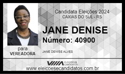 Candidato JANE DENISE 2024 - CAXIAS DO SUL - Eleições