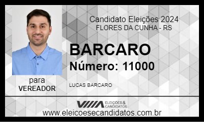 Candidato BARCARO 2024 - FLORES DA CUNHA - Eleições