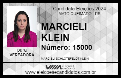 Candidato MARCIELI KLEIN 2024 - MATO QUEIMADO - Eleições