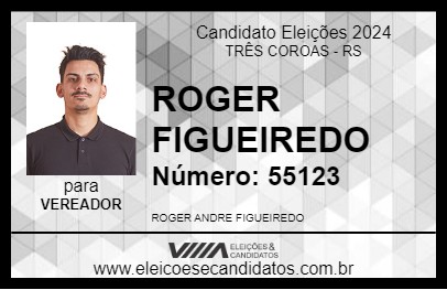 Candidato ROGER FIGUEIREDO 2024 - TRÊS COROAS - Eleições