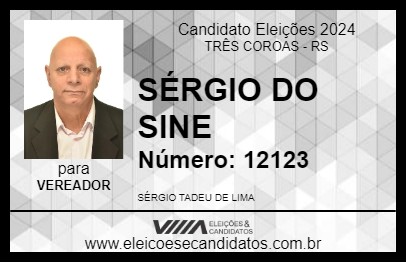 Candidato SÉRGIO LIMA 2024 - TRÊS COROAS - Eleições