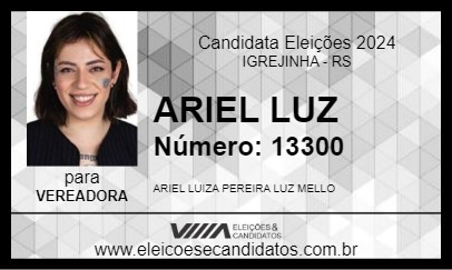 Candidato ARIEL LUZ 2024 - IGREJINHA - Eleições