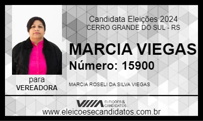 Candidato MARCIA VIEGAS 2024 - CERRO GRANDE DO SUL - Eleições