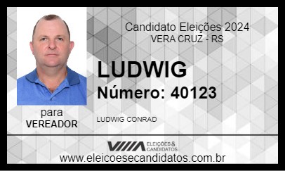 Candidato LUDWIG 2024 - VERA CRUZ - Eleições