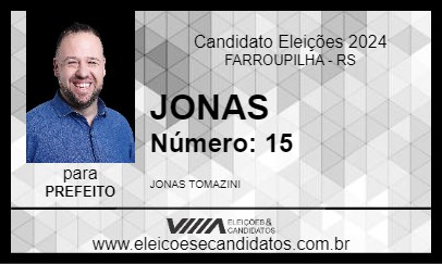 Candidato JONAS 2024 - FARROUPILHA - Eleições