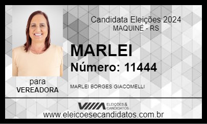 Candidato MARLEI 2024 - MAQUINÉ - Eleições