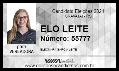 Candidato ELO LEITE 2024 - GRAVATAÍ - Eleições