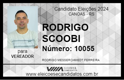 Candidato RODRIGO SCOOBI 2024 - CANOAS - Eleições